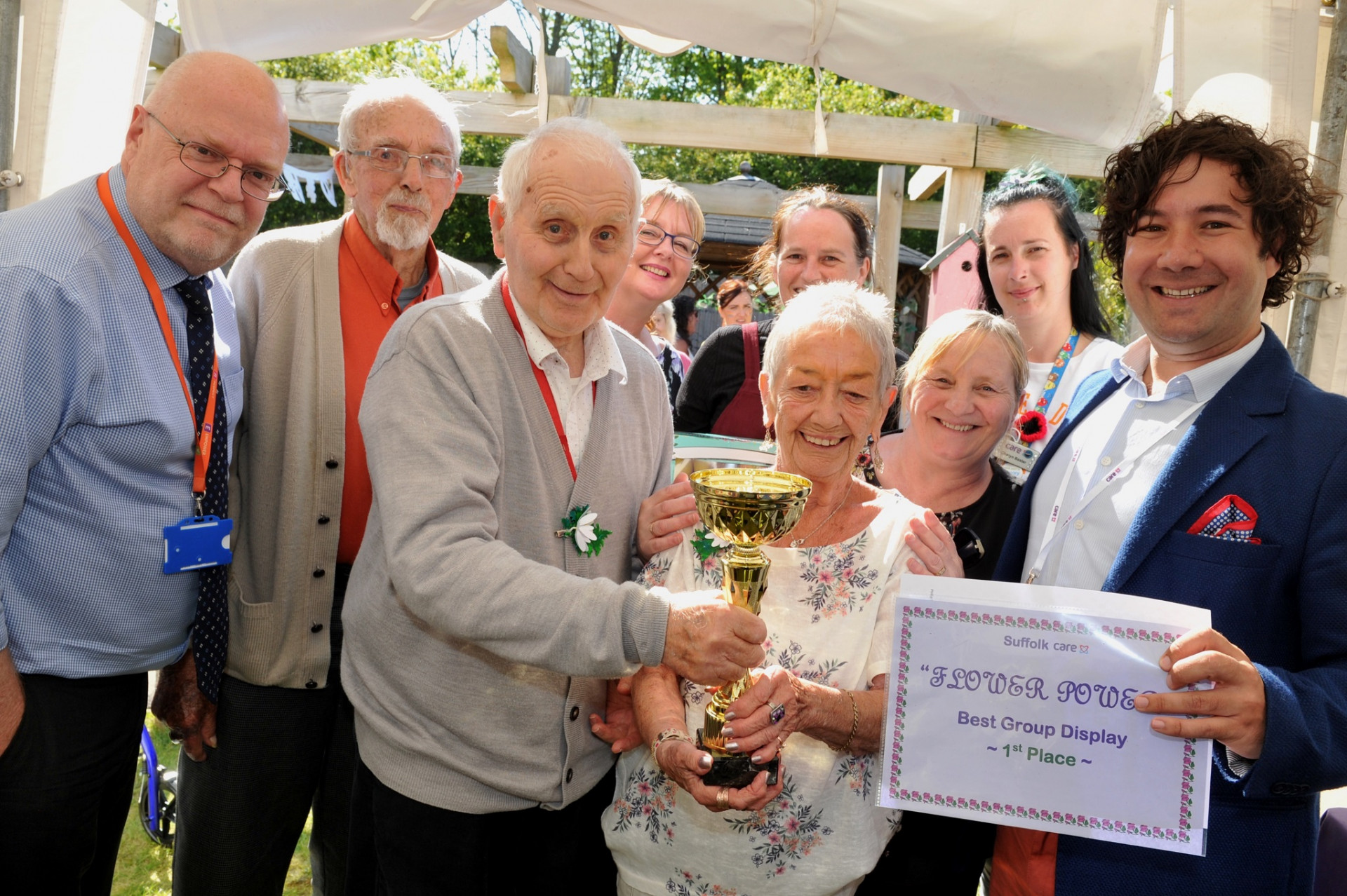 In full bloom – Suffolk care homes compete in regional flower festival